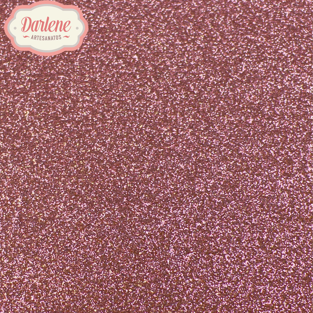 Eva Glitter Rosa Claro 40x60 Rdj Darlene Artesanatos